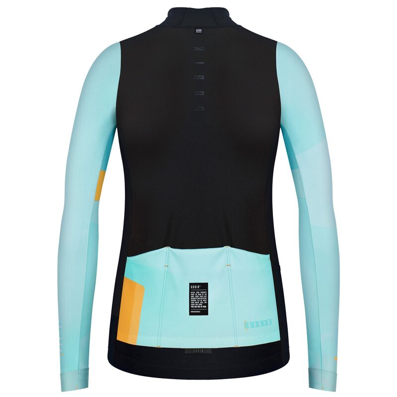 Maillot vélo manches longues femme Gobik Mist Blend Island