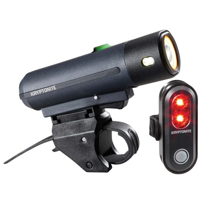 Eclairage vélo avant et arrière Kryptonite Street F-500 et Avenue R-45 Set