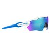 Lunettes vélo Oakley Radar EV XS Path Matte White Prizm Sapphire