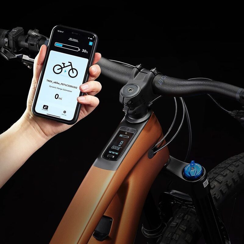 VTT électrique tout suspendu Trek Fuel EXe 9.7 Matte Pennyflake 2023