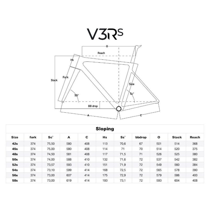 Vélo route Colnago V3Rs Disc Shimano Ultegra Di2 12v Wind RZBW 2023