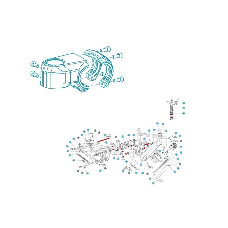 Potence VTT électrique Focus Jam² Stem kit 3 - 250019100