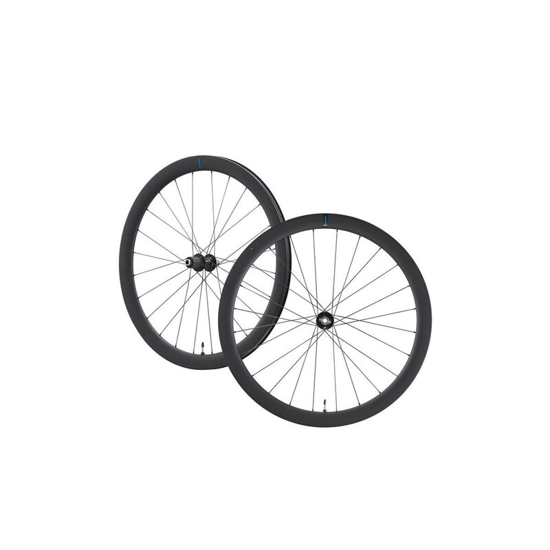 Roues vélo route carbone Shimano Dura Ace WH-RS710 C46 Disques Tubeless