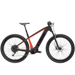 VTT électrique semi-rigide Trek Powerfly 4, 625 Wh, 4e gén, Matte Black/Gloss Red