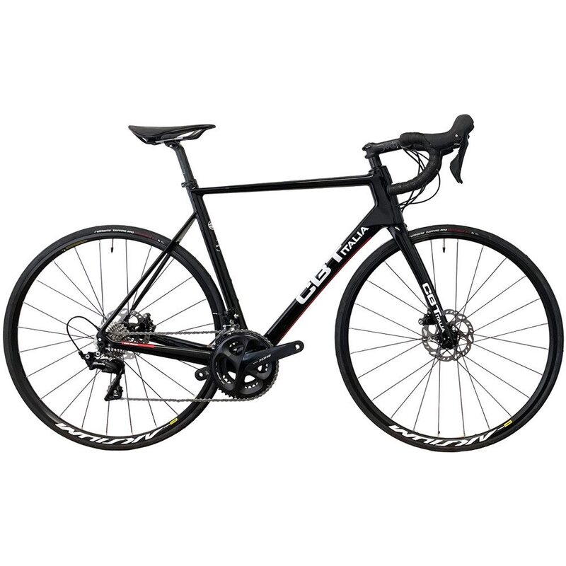 Vélo route CBT Italia Necer Plus Disc Shimano 105 11v Grafic RED-BIA 2023