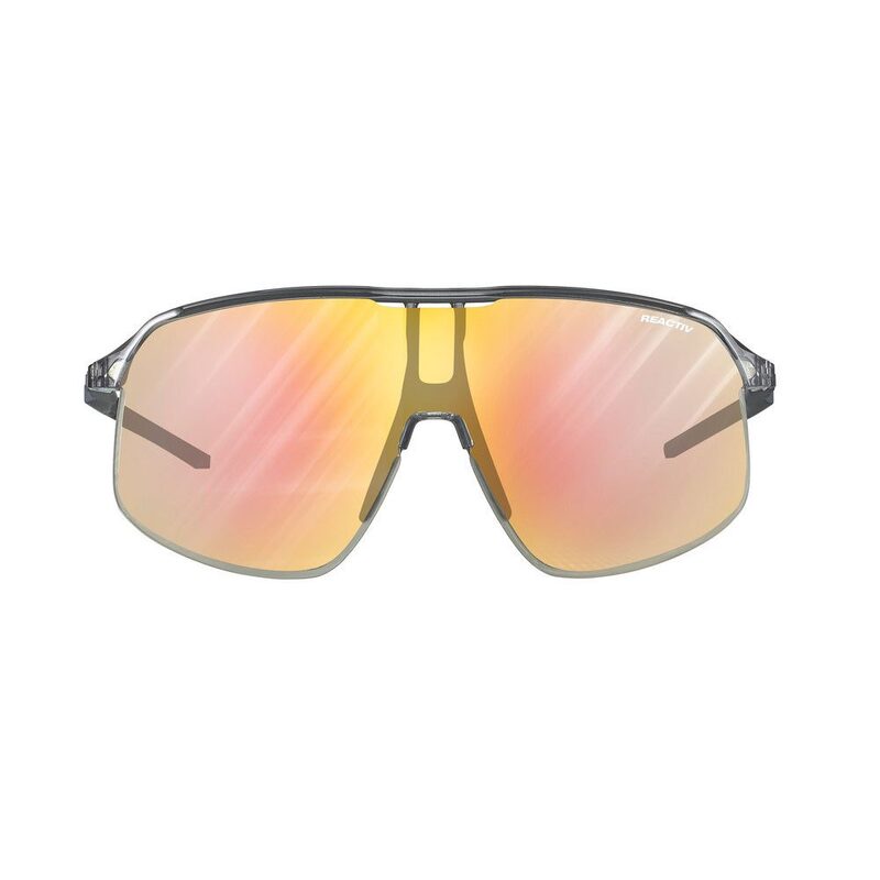 Lunettes vélo photochromiques Julbo Density Gris Translucide Bleu Violet Irisé Réactiv 1-3
