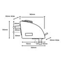 Bolsa de cuadro bikepacking Restrap Rear Top Tube Bag 1L
