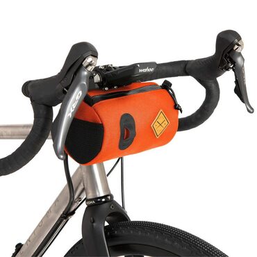 Bolsa de manillar bikepacking Restrap Canister Bag Naranja