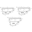 Sacoche de cadre bikepacking Restrap Full Frame Bag Large 9L Sacoche de cadre bikepacking Restrap Full Frame Bag Large 9L