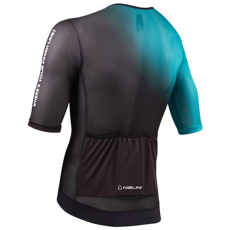 Maillot Cyclisme Nalini Pro Active XXL - Vert/blanc/noir/gris - Homme - Occasion