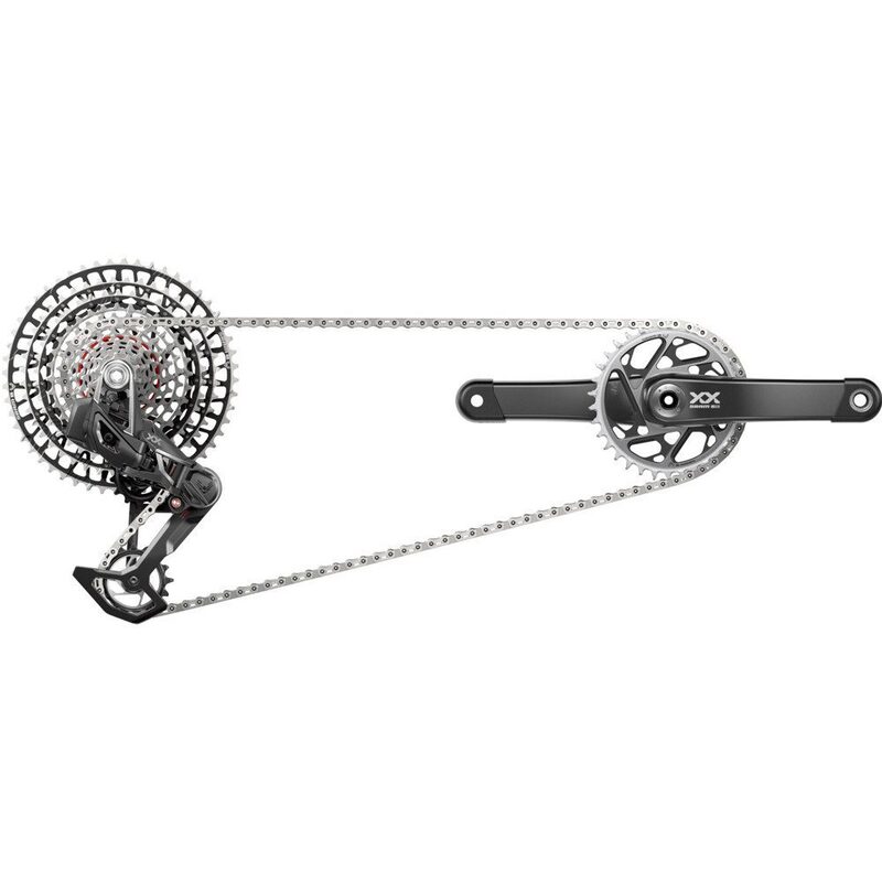 Groupe VTT Sram XX SL AXS Eagle DUB Wide mono-plateau 12V sans freins à disque Groupe VTT Sram XX SL AXS Eagle DUB Wide mono-plateau 12V sans freins à disque
