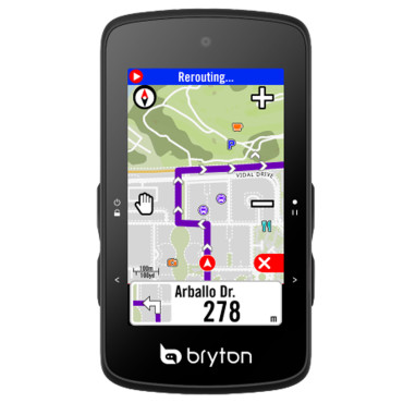 Cuentakilómetros GPS Bryton...