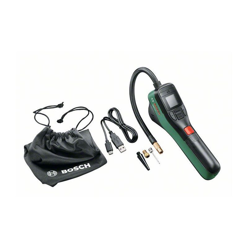 comedia Complacer Aire acondicionado Compresor portátil Bosch Easy Pump con manguera flexible de 20 cm