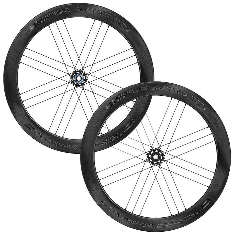 Ruedas para bici de carretera de carbono Campagnolo Bora WTO 60 Disc Brake Ruedas para bici de carretera de carbono Campagnolo Bora WTO 60 Disc Brake