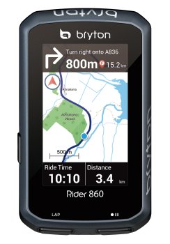 Bryton Rider 860, comodidad de navegación